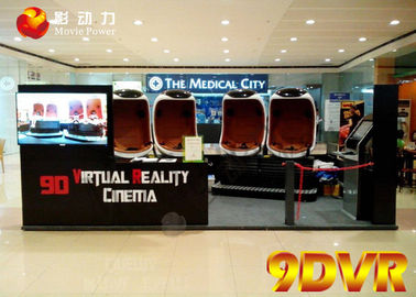 Interactive Cabin Virtual Reality 9D Simulator برای تجهیزات تفریحی پارک