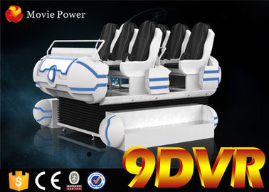 فیلم های اختصاصی / بازی ها 9D VR سینما خانواده 6 صندلی 6DOF حرکت صندلی فایبر گلاس