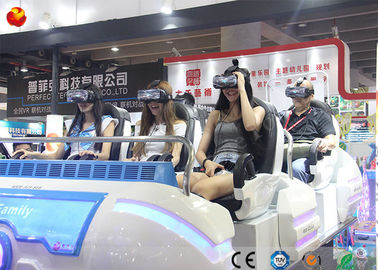 چند نفره بازی ماشین 9D VR خانواده سینما 360 کلاه چرخش