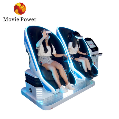 پارک تفریحی 9D VR Egg Chair Simulator VR Shark Motion Cinema 2 صندلی