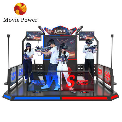 360 درجه 9d VR Shoot Simulator Vr بازی تیراندازی Arena Multiplayer تجهیزات واقعیت مجازی