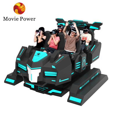 6 صندلی رولر کوستر شبیه ساز واقعیت مجازی 3d Vr Motion Chair برای پارک تفریحی