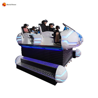 تجهیزات ایده های کسب و کار کوچک شبیه ساز ماشین سینمای واقعیت مجازی 6 صندلی خانواده 9d