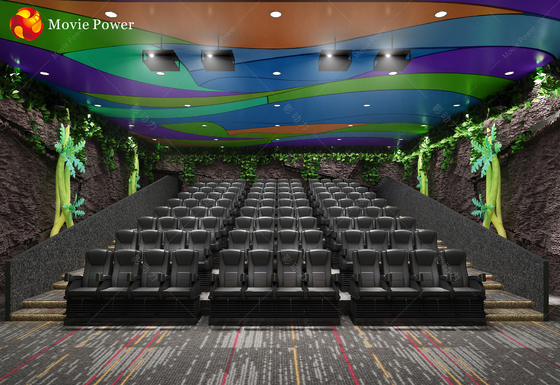 6 صندلی سینمای 5 بعدی Dof Electric Platform XD برای مرکز خرید