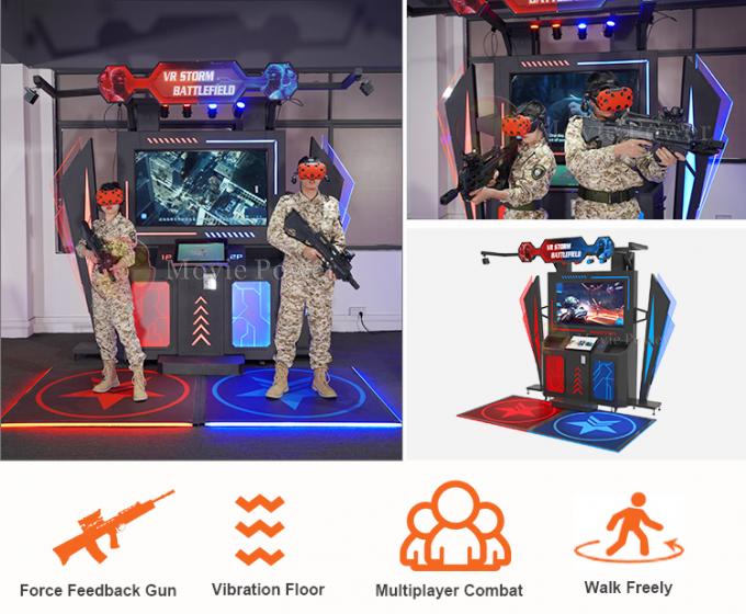 Indoor Multiplayer Interactive 9d Vr Shooting Game بازی شبیه ساز ماشین 0