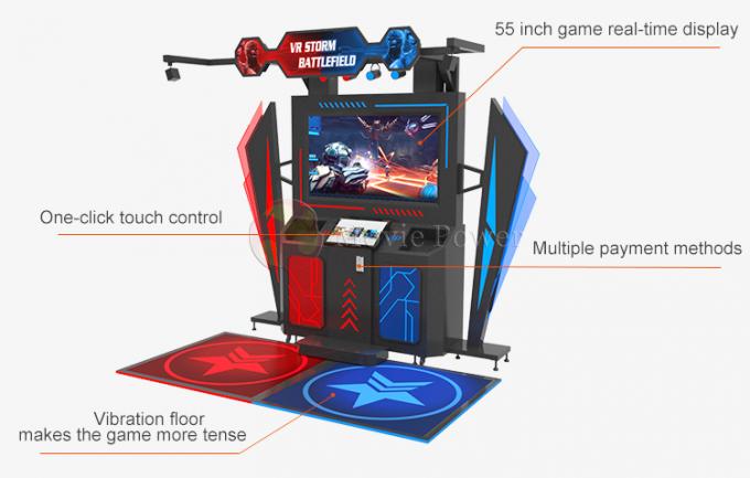 Indoor Multiplayer Interactive 9d Vr Shooting Game بازی شبیه ساز ماشین 1