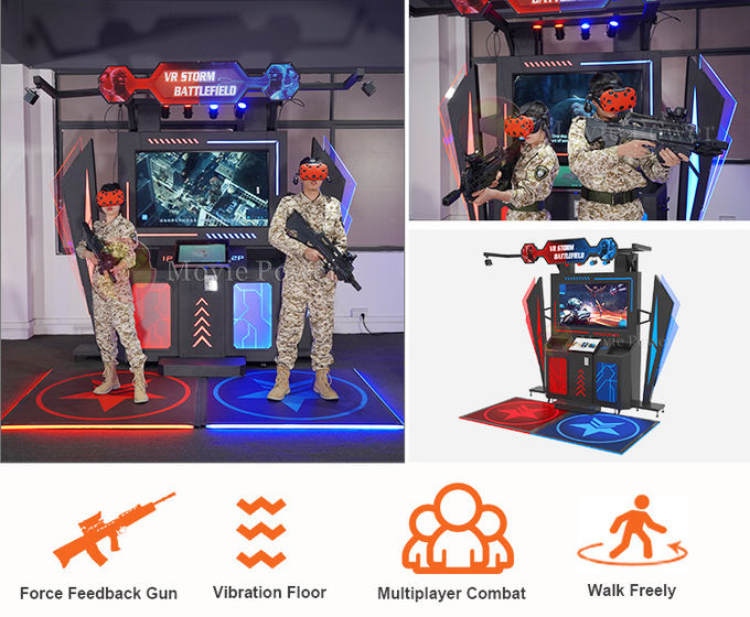 Zombie Interactive VR Shooting Arcade Game Machine 2 Players 1