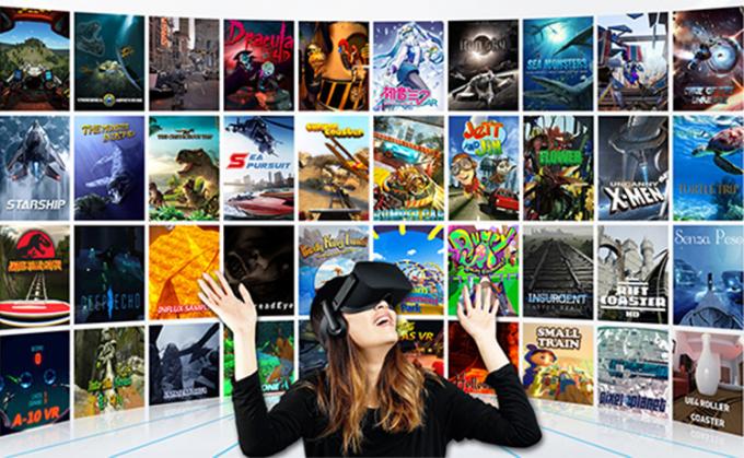 دو صندلی اختیاری تجهیزات واقعیت مجازی بازی VR 9d سینما 1
