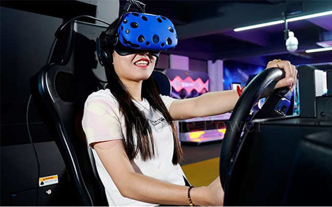 VR مسابقه برای زمین بازی های داخلی مسابقه رانندگی شبیه ساز بازی واقعیت مجازی 9D VR تجهیزات بازی 1