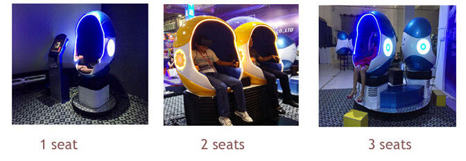 9d Vr Egg Cinema Vr Cinema Theater Motion Chair Simulator برای فروش Vr Roller Coaster 360 برای مرکز خرید 2