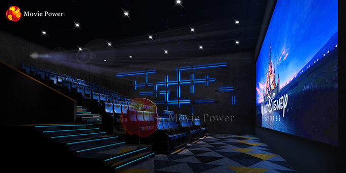 6 صندلی سینمای 5 بعدی Dof Electric Platform XD برای مرکز خرید 0