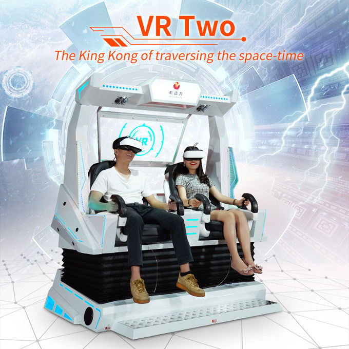 Business Small Dynamic Effect 9D VR Cinema 2 صندلی ماشین واقعیت مجازی 0