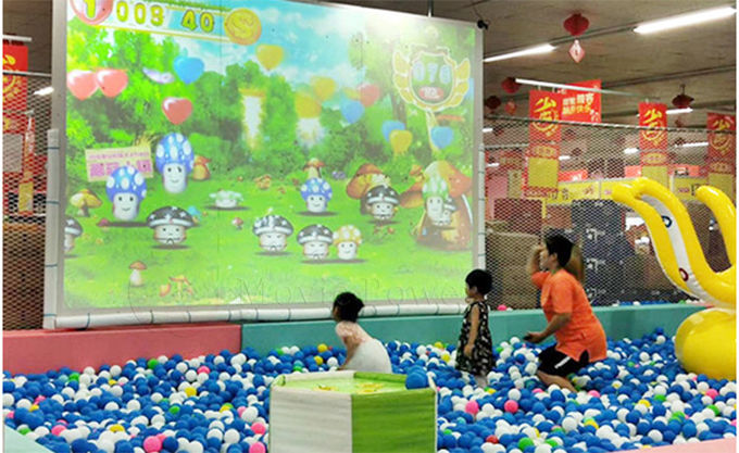 پروژکتور دیواری تعاملی کودکان AR با افزودن هولوگرافیک تبلیغاتی بازی پروژکتور توپ جادویی AR 0