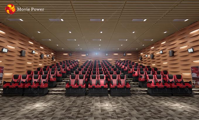صندلی های تئاتر سرگرمی برقی 5 بعدی صندلی های سینمای موشن سینمای تعاملی 0