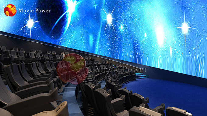 200 صندلی از فایبرگلاس 5d Motion Theater Seat Theme Park Cinema Dome 0
